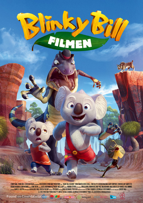 Blinky Bill the Movie - Swedish Movie Poster