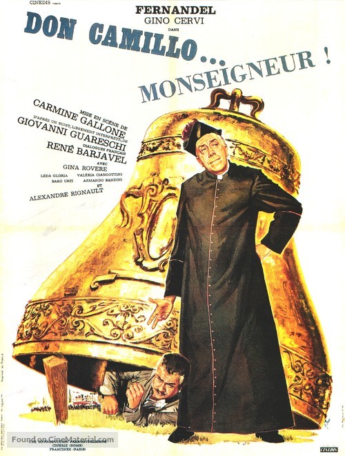 Don Camillo monsignore ma non troppo - French Movie Poster