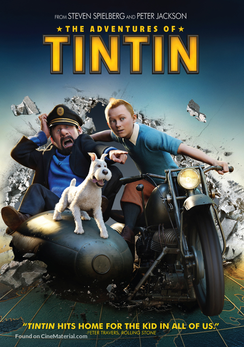 The Adventures of Tintin: The Secret of the Unicorn - DVD movie cover