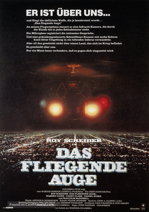 Blue Thunder - German Movie Poster