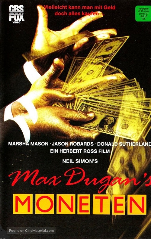 Max Dugan Returns - German VHS movie cover