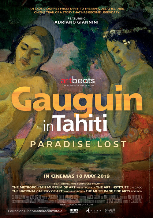 Gauguin a Tahiti. Il paradiso perduto - Australian Movie Poster