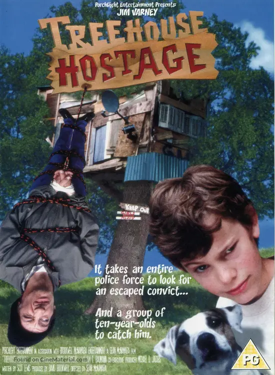 Treehouse Hostage - British DVD movie cover