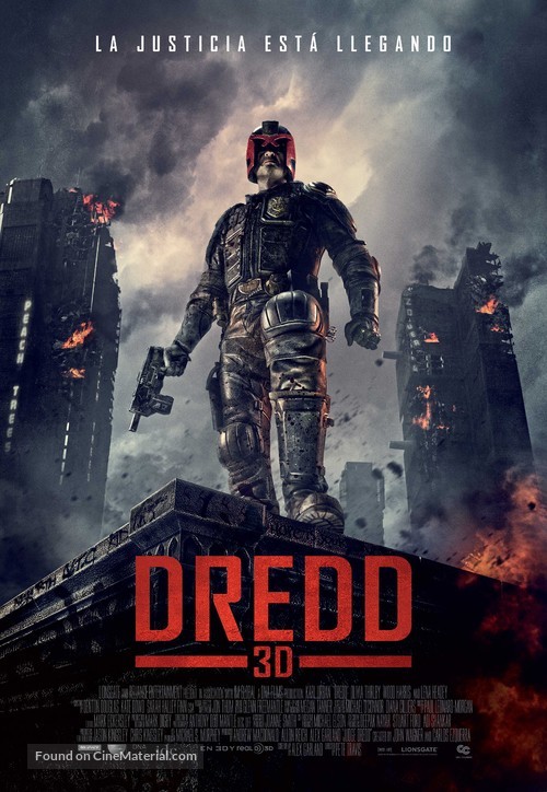 Dredd - Colombian Movie Poster