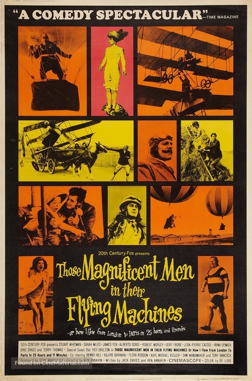 Those Magnificent Men In Their Flying Machines - Movie Poster