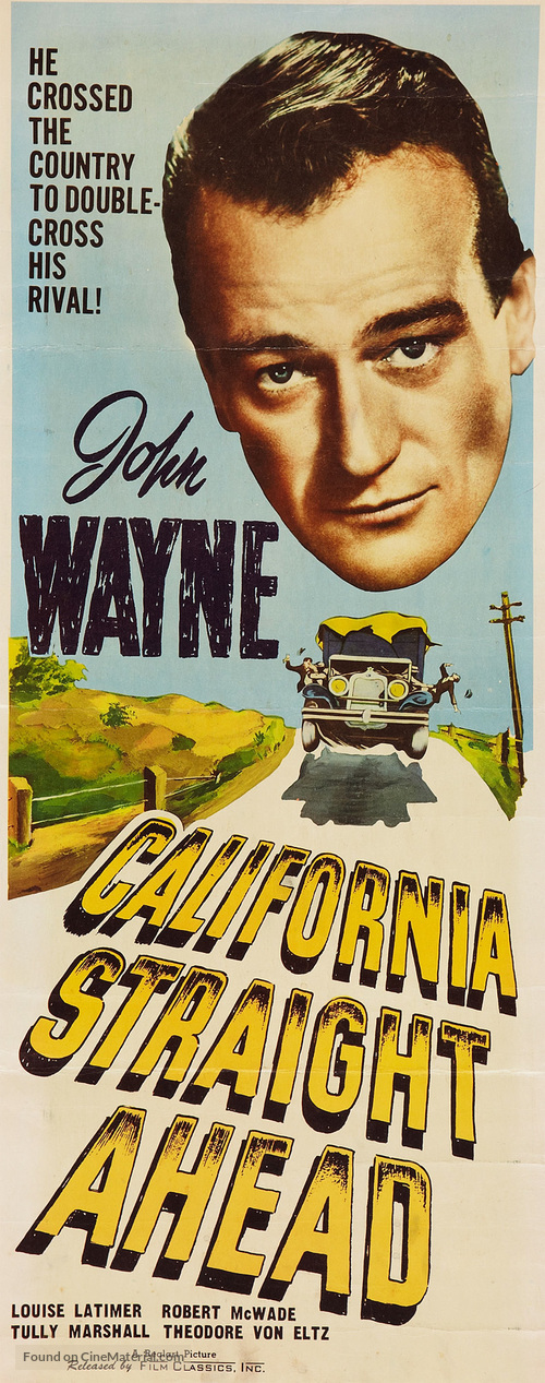 California Straight Ahead! - Movie Poster