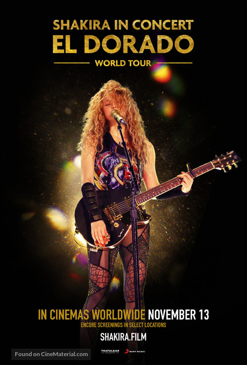 Shakira In Concert: El Dorado World Tour - Movie Poster