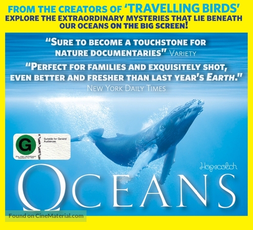 Oc&eacute;ans - New Zealand Movie Poster