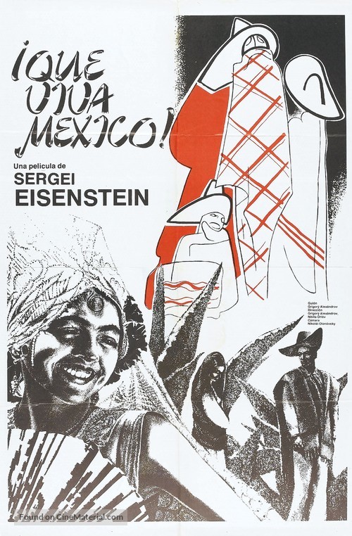 &iexcl;Que viva Mexico! - Mexican Movie Poster