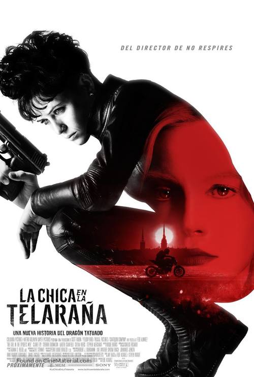 The Girl in the Spider&#039;s Web - Mexican Movie Poster