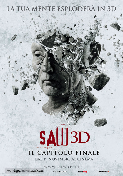 Saw 3D - Italian Movie Poster