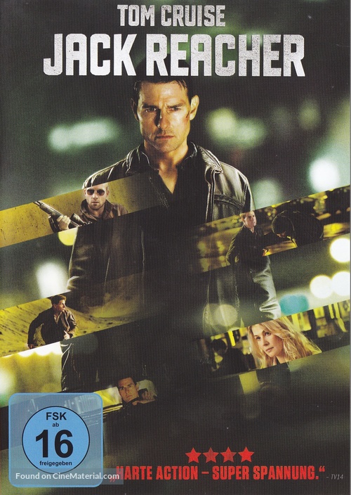 Jack Reacher - German DVD movie cover