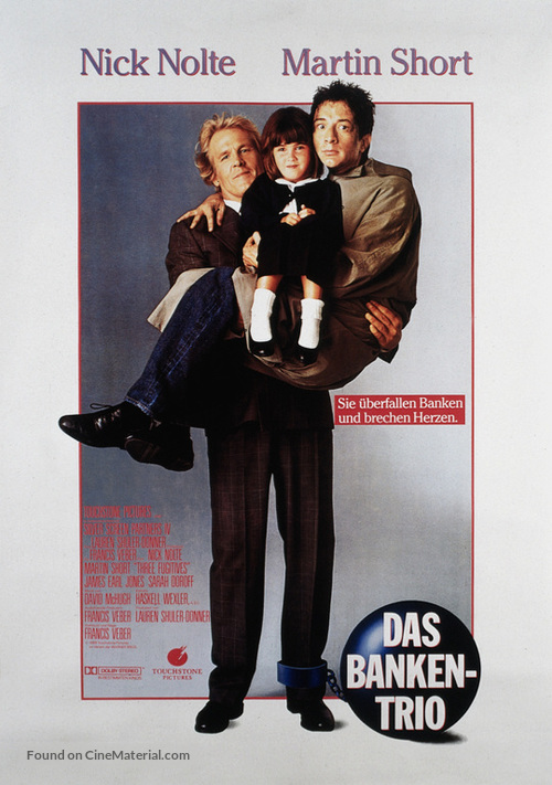 Three Fugitives - German Movie Poster