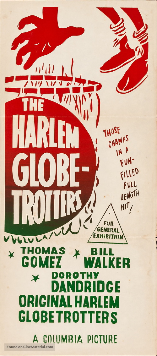 The Harlem Globetrotters - Australian Movie Poster