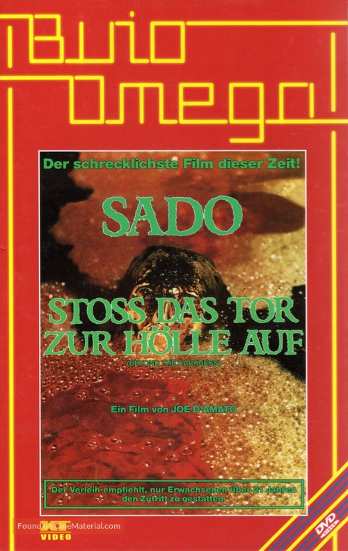 Buio Omega - Austrian DVD movie cover