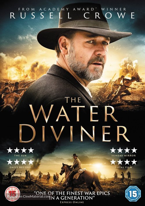 The Water Diviner - British DVD movie cover