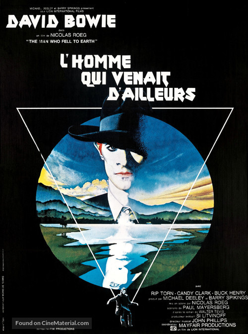 The Man Who Fell to Earth - French Movie Poster