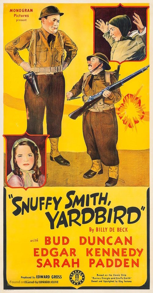 Private Snuffy Smith - Re-release movie poster