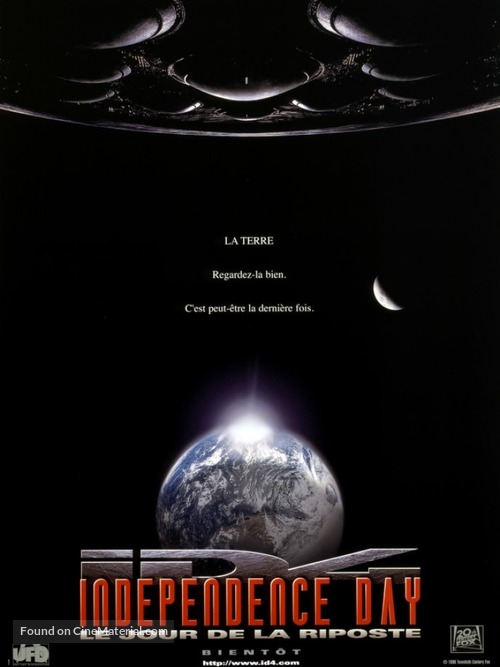 Independence Day - French Movie Poster
