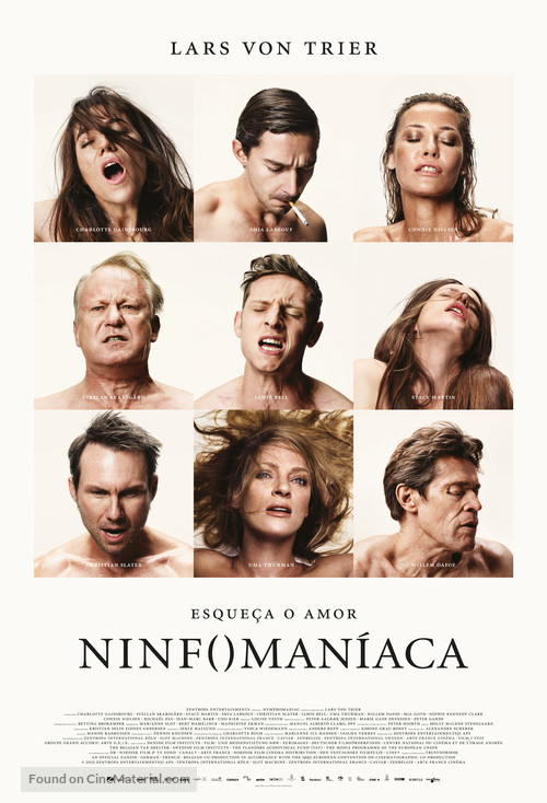 Nymphomaniac - Brazilian Movie Poster