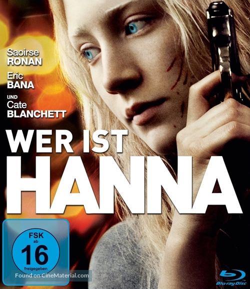 Hanna - German Blu-Ray movie cover