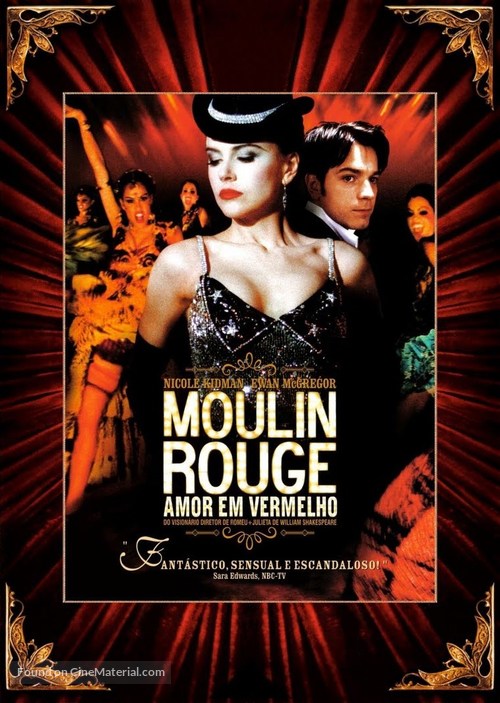 Moulin Rouge - Brazilian DVD movie cover