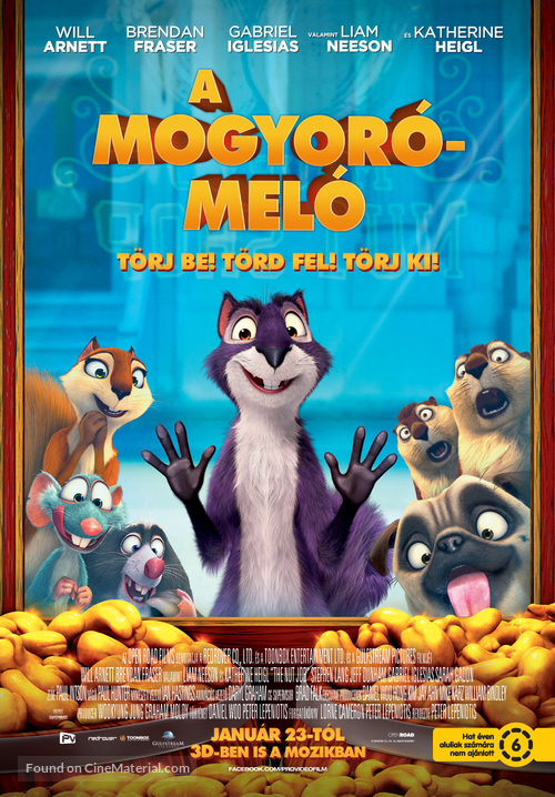The Nut Job - Hungarian Movie Poster