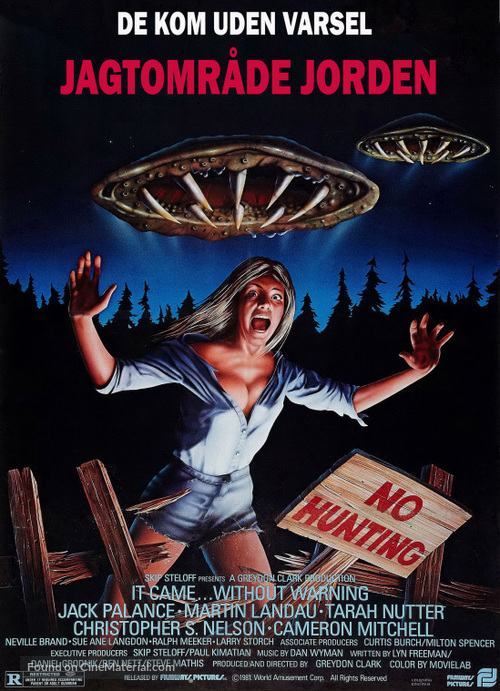 Without Warning - Danish Movie Poster