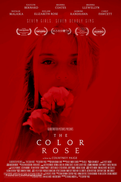 The Color Rose - Canadian Movie Poster