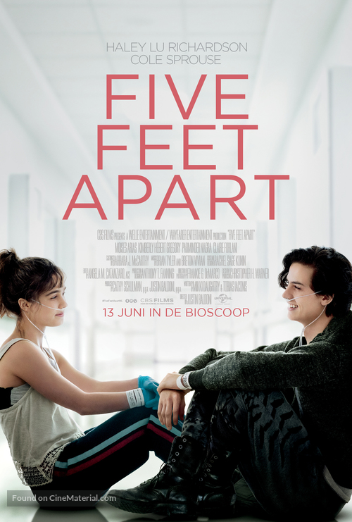 Five Feet Apart - Dutch Movie Poster