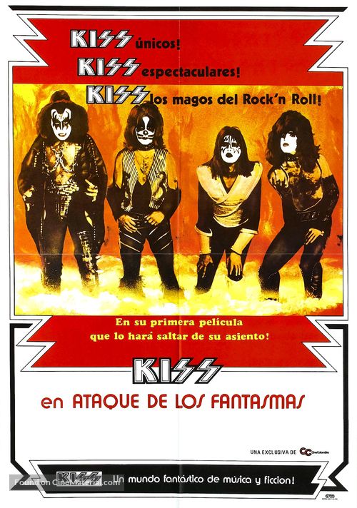 KISS Meets the Phantom of the Park - Spanish Movie Poster