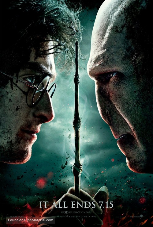 Harry Potter and the Deathly Hallows - Part 2 - British Movie Poster