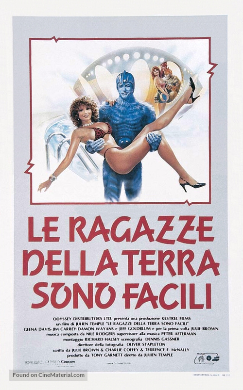 Earth Girls Are Easy - Italian Movie Poster