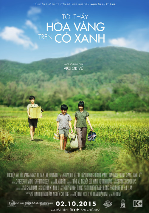 T&ocirc;i thay hoa v&agrave;ng tr&ecirc;n co xanh - Vietnamese Movie Poster