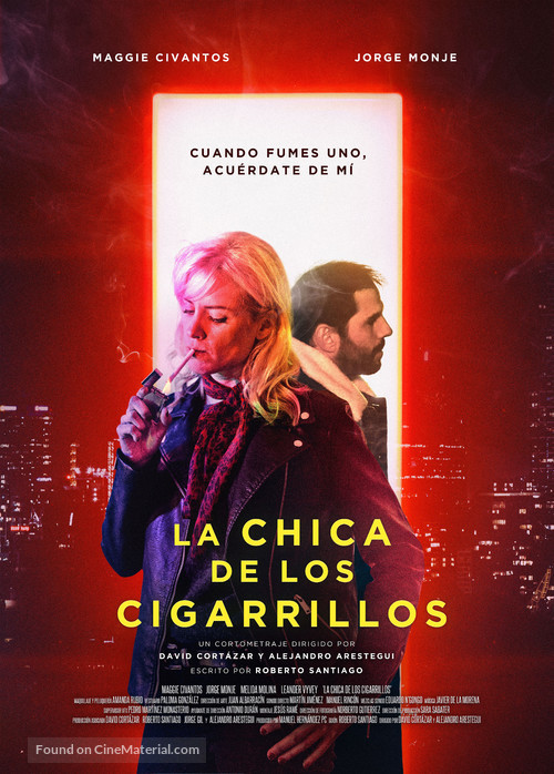 La chica de los cigarrillos - Spanish Movie Poster