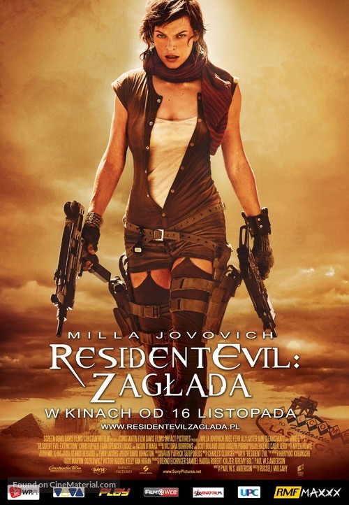 Resident Evil: Extinction - Polish Movie Poster