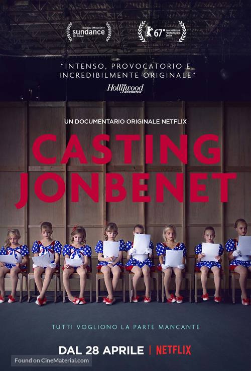 Casting JonBenet - Italian Movie Poster