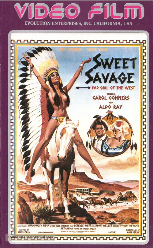 Sweet Savage - Finnish VHS movie cover