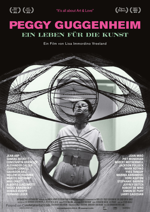 Peggy Guggenheim: Art Addict - German Movie Poster