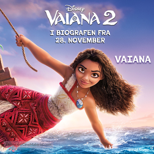 Moana 2 - Danish Movie Poster