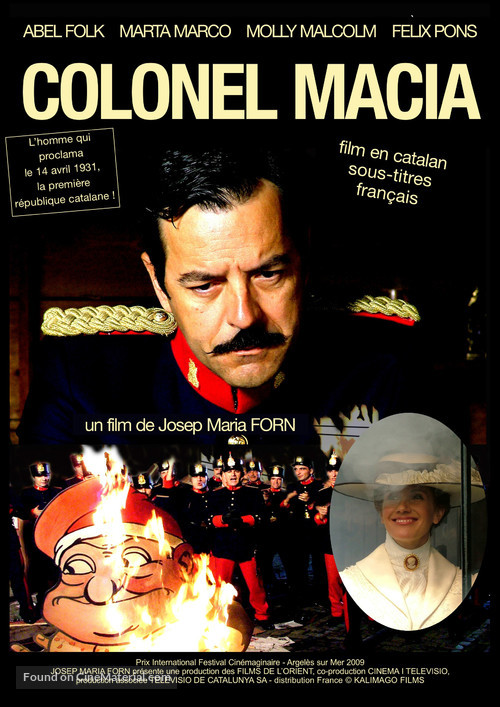El coronel Maci&agrave; - French Movie Poster