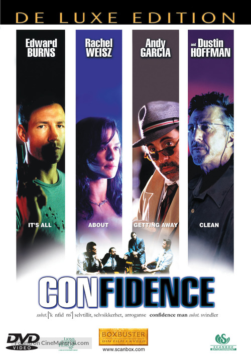 Confidence - Norwegian DVD movie cover