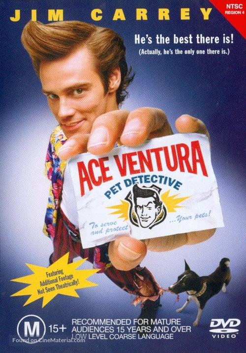 Ace Ventura: Pet Detective - Australian DVD movie cover