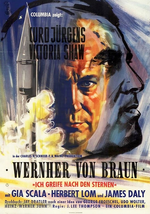 Wernher von Braun - German Movie Poster