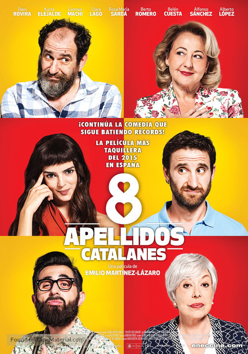 Ocho apellidos catalanes - Uruguayan Movie Poster