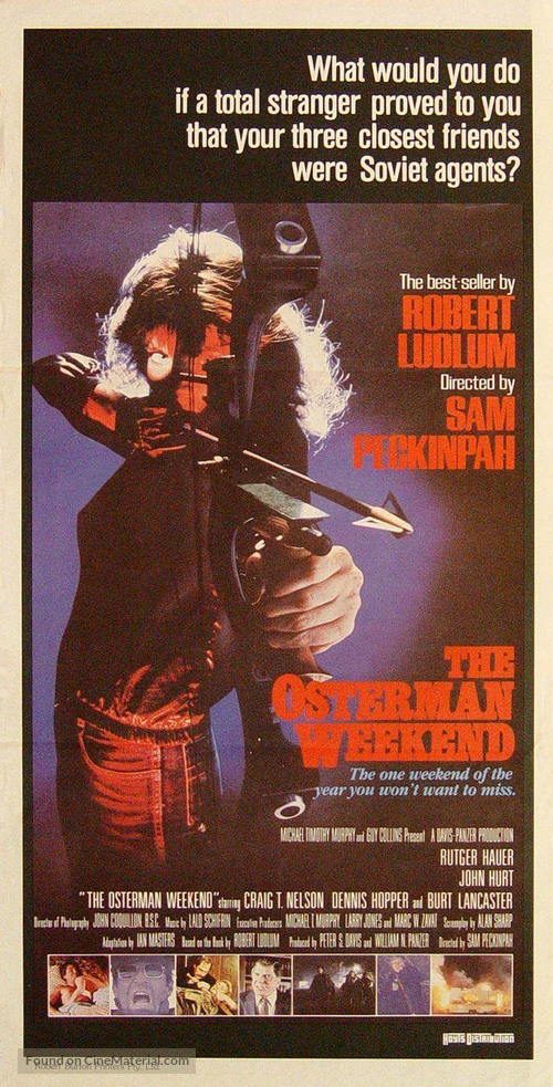The Osterman Weekend - Australian Movie Poster