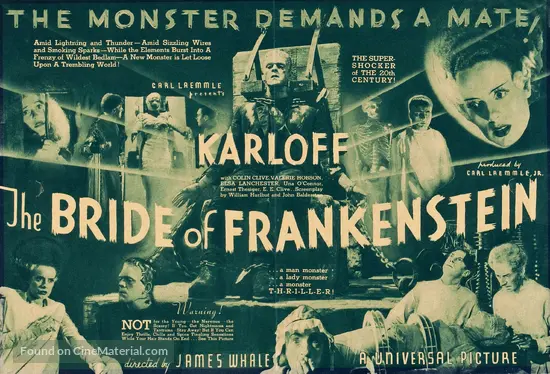 Bride of Frankenstein - poster