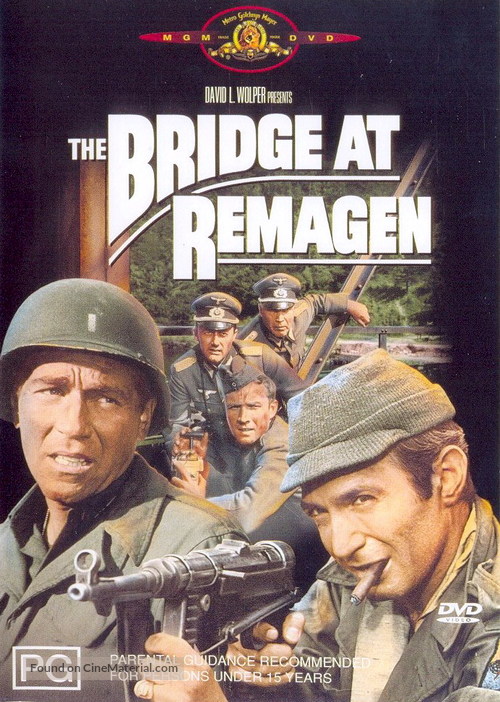 The Bridge at Remagen - Australian DVD movie cover