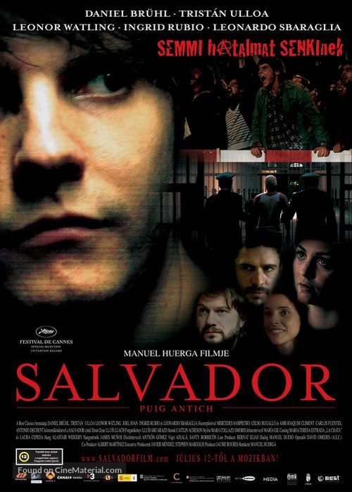 Salvador - Hungarian Movie Poster