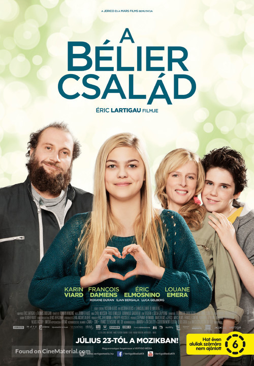 La famille B&eacute;lier - Hungarian Movie Poster